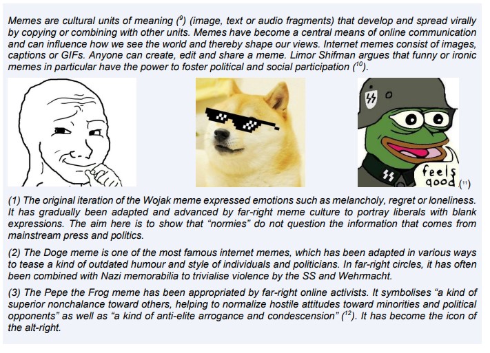 Three Featured Memes From the Report