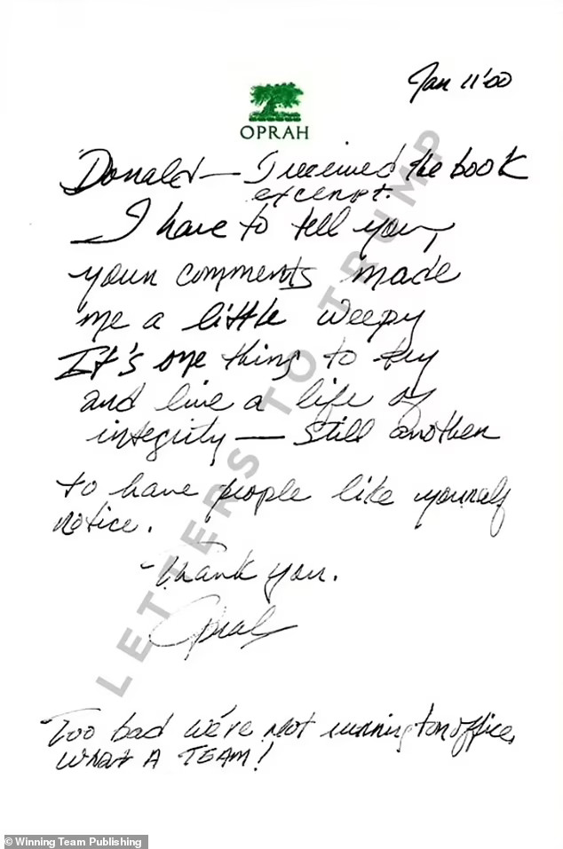 Oprah's Letter to Trump