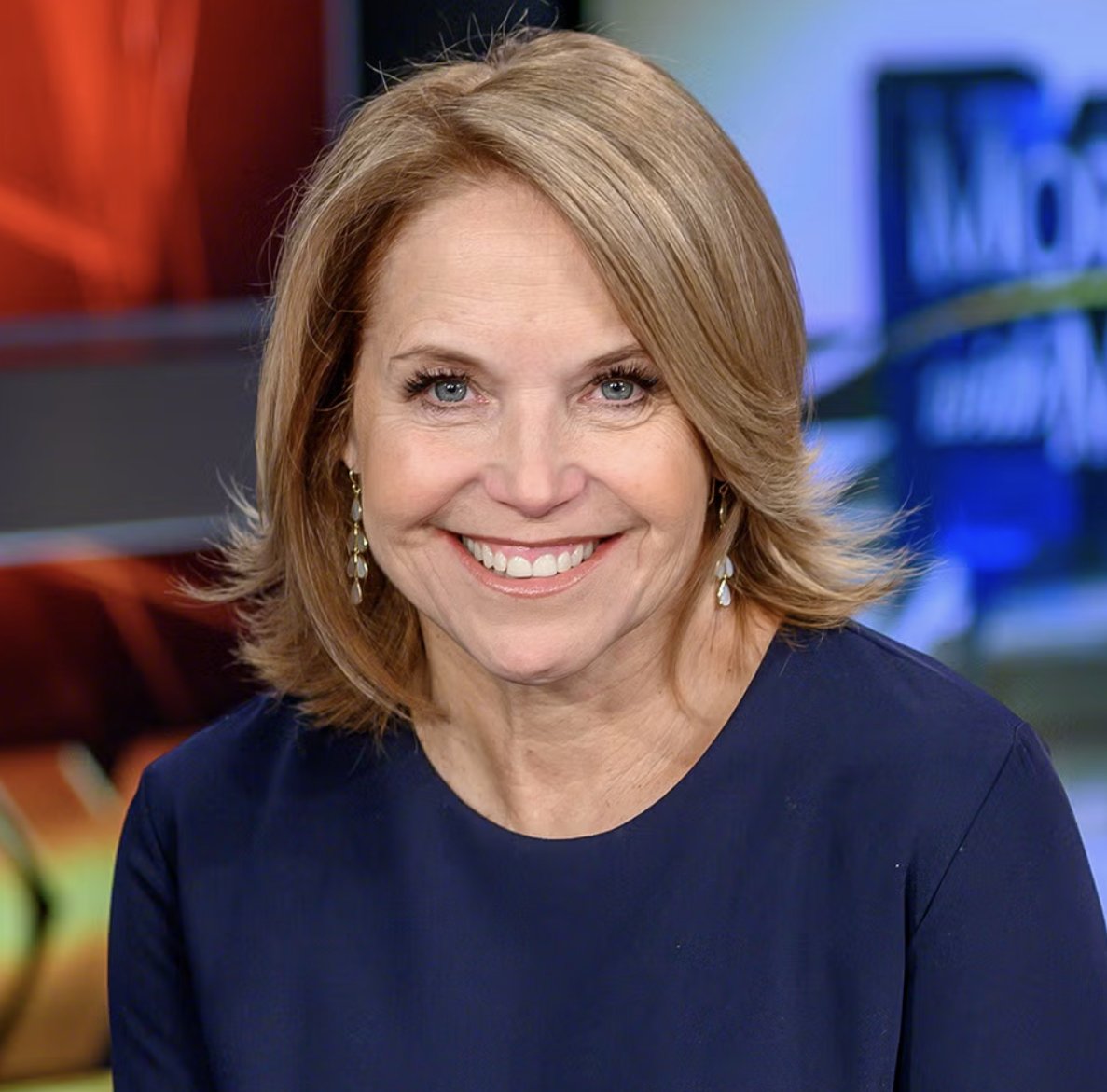 Portrait photo of Katie Couric attached to the viral X post