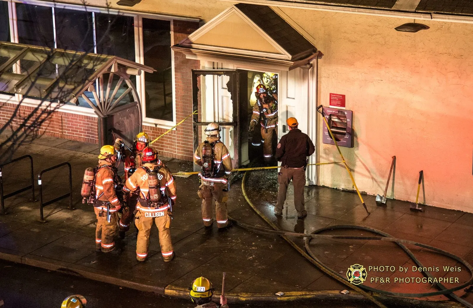 Bank of America Fire Image