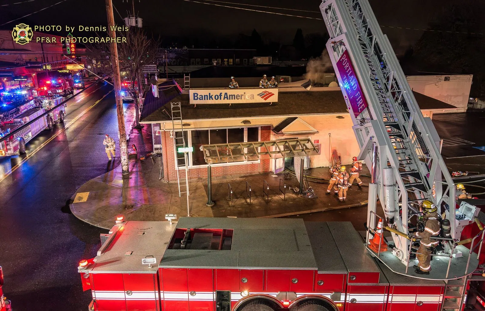 Bank of America Fire Image