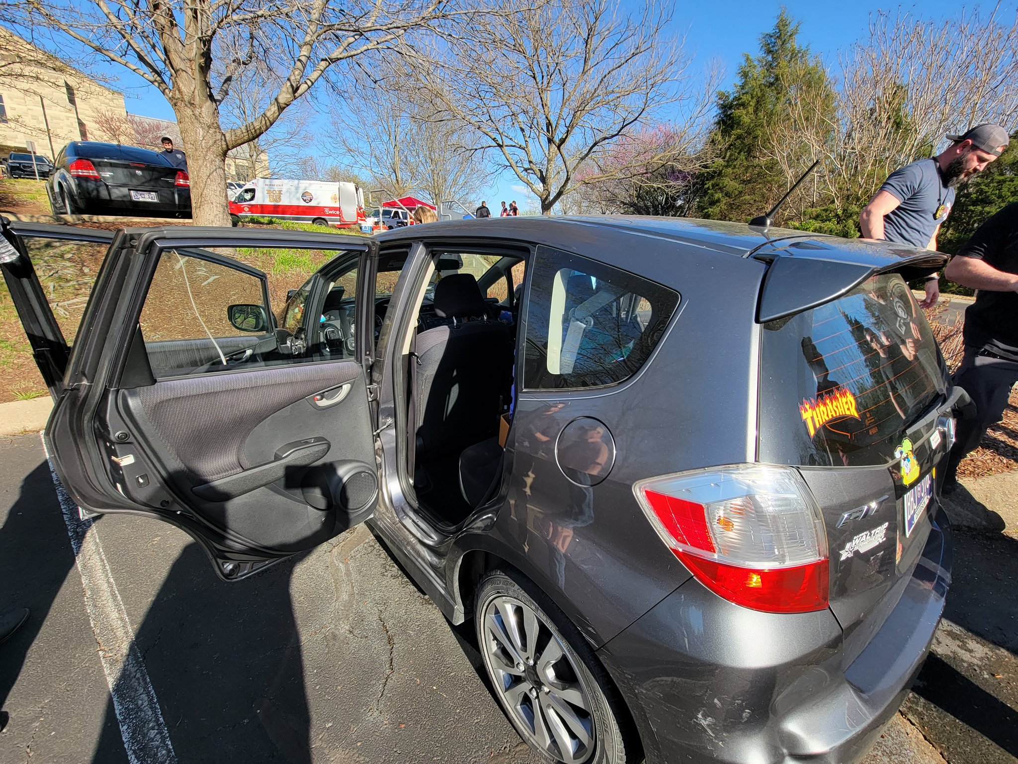 Police Searching Audrey's Car