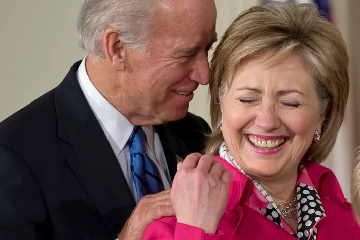 Joe Biden and Hillary Clinton