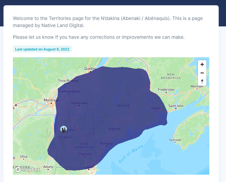 Map of BNJ HQ And Abenaki Territory