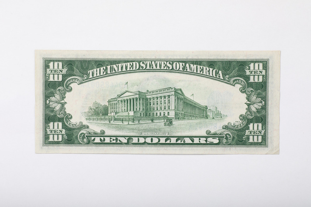 Silver Certificate Paper Dollar Back