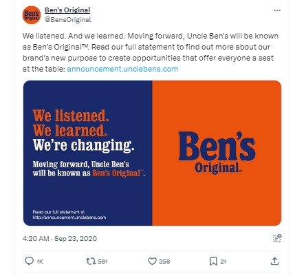 Official Uncle Ben's X Post