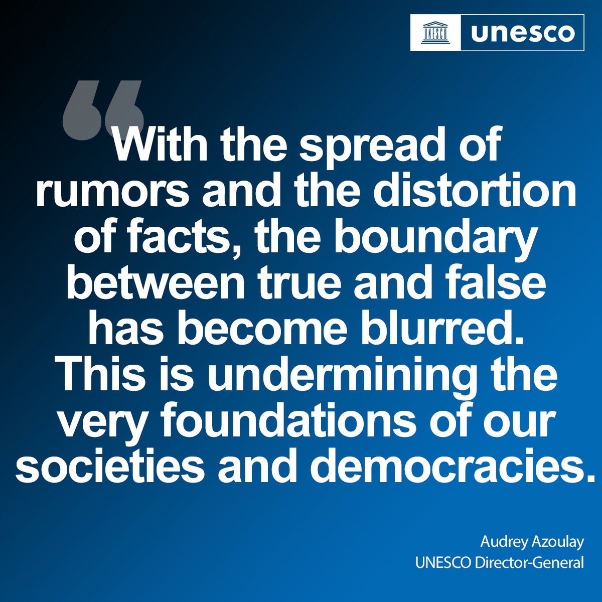 UNESCO Tweet