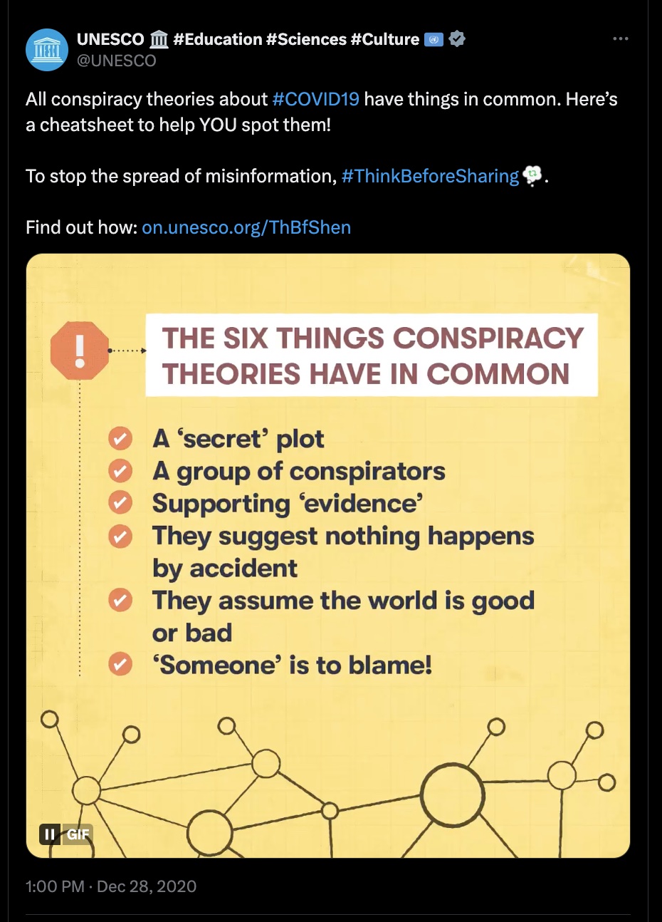 UNESCO Tweet